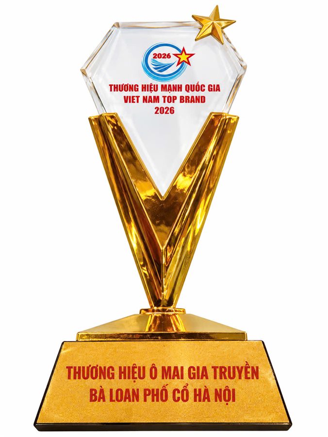 Cúp Thương hiệu mạnh Quốc gia 2026 — Ô mai gia truyền Bà Loan