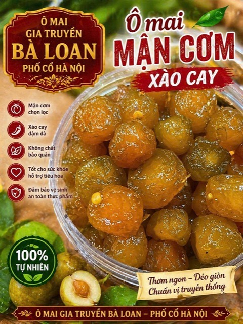 Ô mai mận cơm xào cay